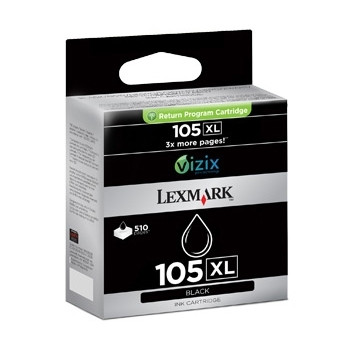 Lexmark 14N0822E (#105XL) svart bläckpatron hög kapacitet (original) 14N0822E 040430 - 1