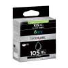Lexmark 14N0822E (#105XL) svart bläckpatron hög kapacitet (original)