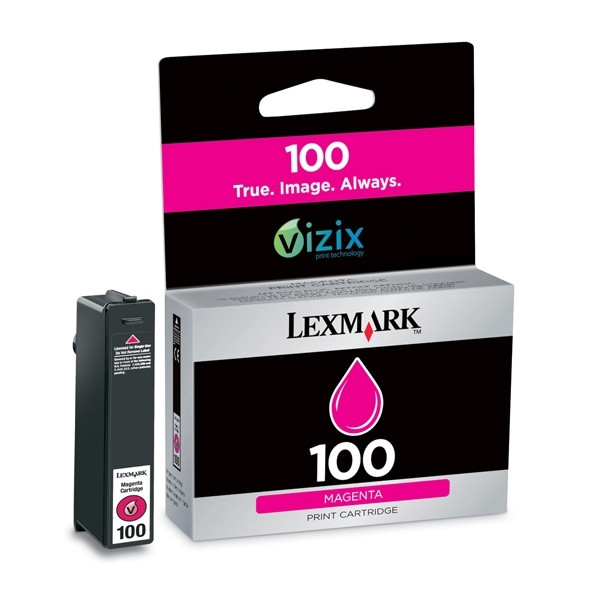 Lexmark 14N0901E (#100) magenta bläckpatron (original) 14N0901E 040418 - 1
