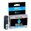 Lexmark 14N1069E (#100XL) cyan bläckpatron hög kapacitet (original)