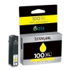 Lexmark 14N1071E (#100XL) gul bläckpatron hög kapacitet (original)