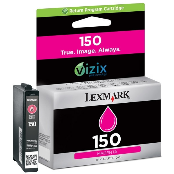 Lexmark 14N1609E (#150) magenta bläckpatron (original) 14N1609E 040460 - 1