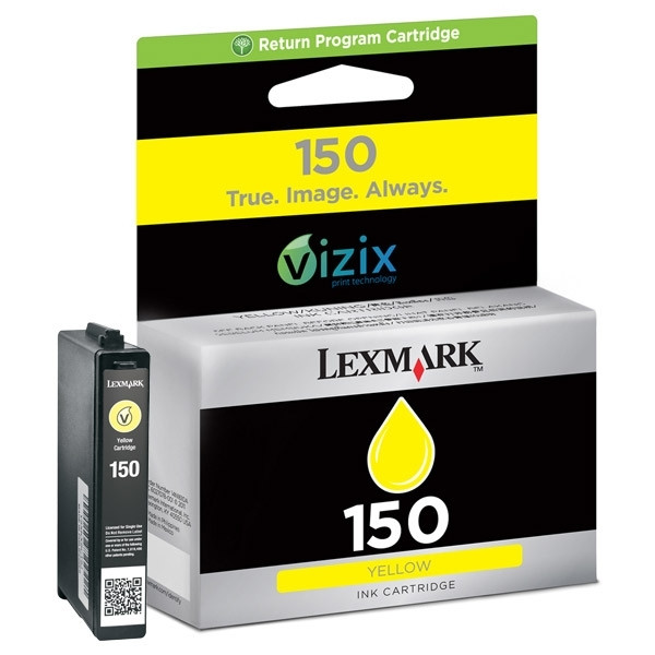 Lexmark 14N1610E (#150) gul bläckpatron (original) 14N1610E 040462 - 1