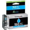 Lexmark 14N1615E (#150XL) cyan bläckpatron hög kapacitet (original)