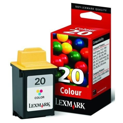 Lexmark 15M0120 (#20) färgbläckpatron (original) 15M0120E 040050 - 1