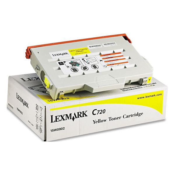 Lexmark 15W0902 gul toner (original) 15W0902 034470 - 1
