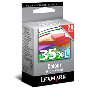Lexmark 18C0035 (#35) färgbläckpatron hög kapacitet (original) 18C0035E 040280 - 1