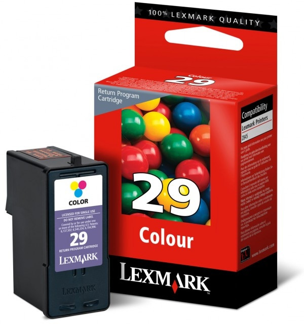 Lexmark 18C1429 (#29) färgbläckpatron (original) 18C1429E 040310 - 1