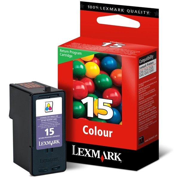 Lexmark 18C2110E (#15) färgbläckpatron (original) 18C2110E 040365 - 1