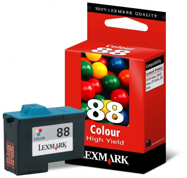 Lexmark 18L0000 (#88) färgbläckpatron hög kapacitet (original) 18L0000E 040205 - 1