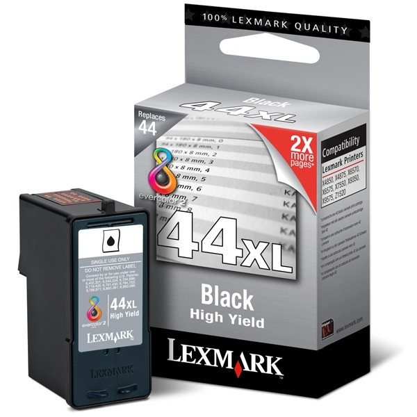 Lexmark 18Y0144E (#44XL) svart bläckpatron (original) 18Y0144E 040325 - 1