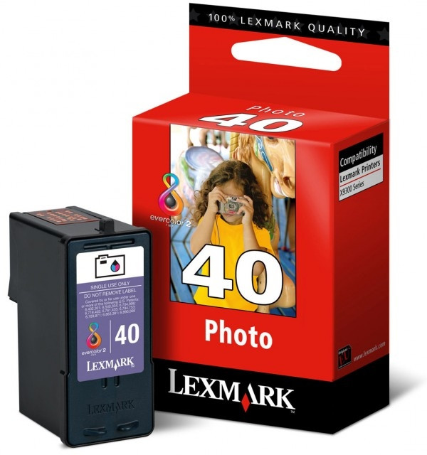 Lexmark 18Y0340E (#40) foto bläckpatron (original) 18Y0340E 040330 - 1