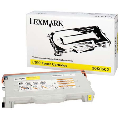Lexmark 20K0502 gul toner (original) 20K0502 034415 - 1
