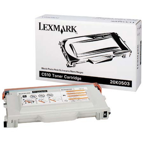 Lexmark 20K0503 svart toner (original) 20K0503 034420 - 1