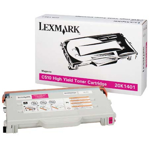Lexmark 20K1401 magenta toner hög kapacitet (original) 20K1401 034430 - 1