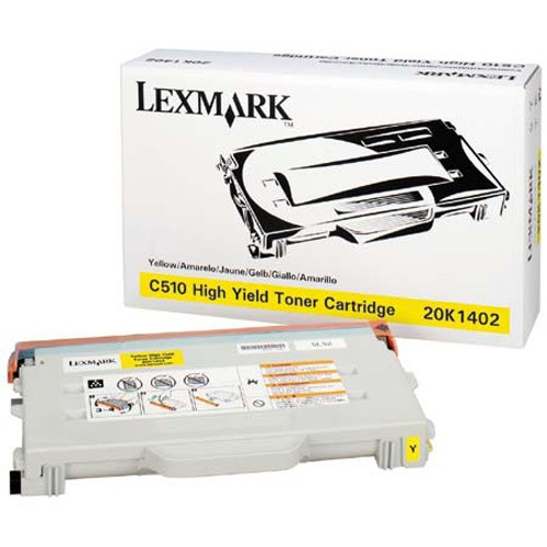 Lexmark 20K1402 gul toner hög kapacitet (original) 20K1402 034435 - 1
