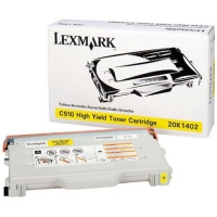 Lexmark 20K1402 gul toner hög kapacitet (original) 20K1402 034435