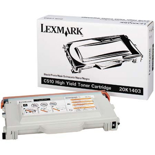 Lexmark 20K1403 svart toner hög kapacitet (original) 20K1403 034440 - 1