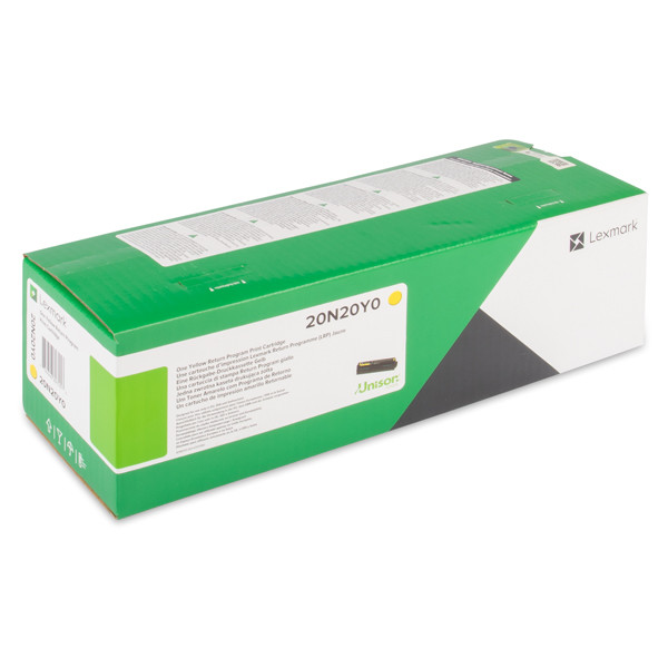 Lexmark 20N20Y0 gul toner (original) 20N20Y0 038002 - 1