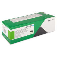 Lexmark 20N2HC0 cyan toner hög kapacitet (original) 20N2HC0 038006