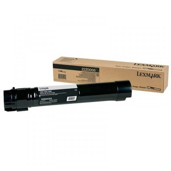 Lexmark 22Z0008 svart toner (original) 22Z0008 037418 - 1