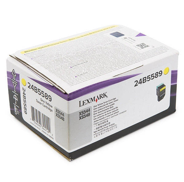 Lexmark 24B5589 gul toner (original) 24B5589 037402 - 1