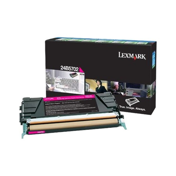 Lexmark 24B5702 magenta toner (original) 24B5702 037840 - 1