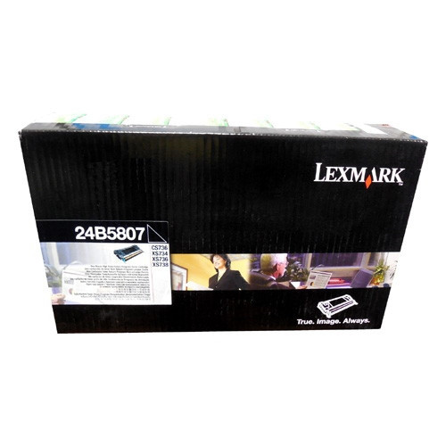 Lexmark 24B5807 svart toner (original) 24B5807 037426 - 1