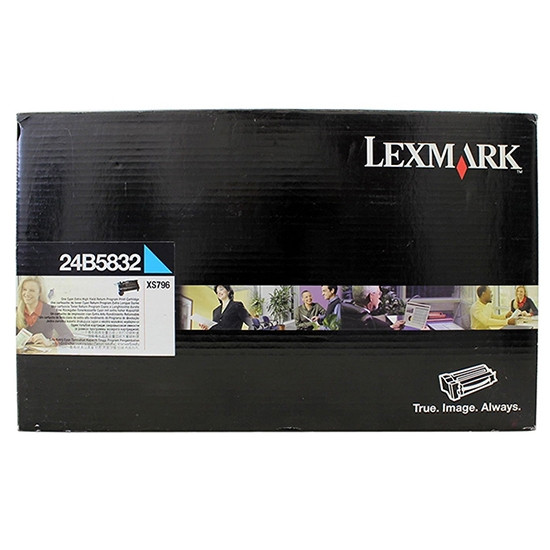 Lexmark 24B5832 cyan toner (original) 24B5832 037408 - 1