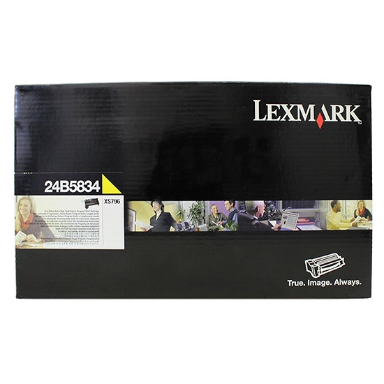 Lexmark 24B5834 gul toner (original) 24B5834 037412 - 1