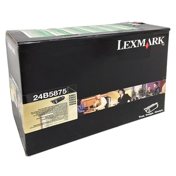 Lexmark 24B5875 svart toner (original) 24B5875 037404 - 1