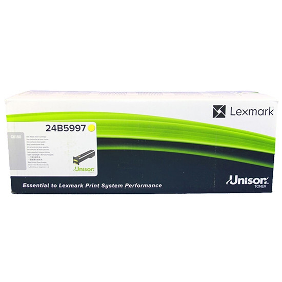 Lexmark 24B5997 gul toner (original) 24B5997 037722 - 1