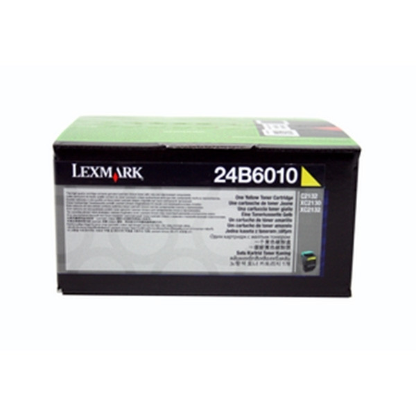 Lexmark 24B6010 gul toner (original) 24B6010 037450 - 1