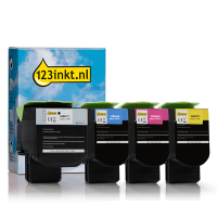 Lexmark 24B6011/08/09/10 toner 4-pack (varumärket 123ink) 131982