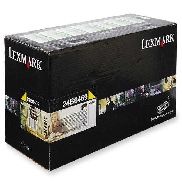 Lexmark 24B6469 gul toner (original) 24B6469 037726 - 1