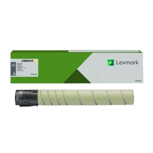 Lexmark 24B6844 gul toner (original) 24B6844 037858 - 1