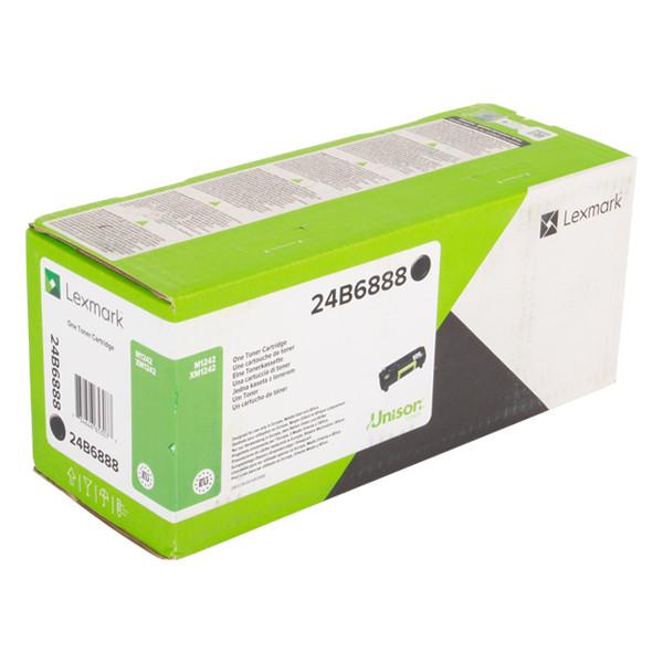 Lexmark 24B6888 svart toner (original) 24B6888 037862 - 1