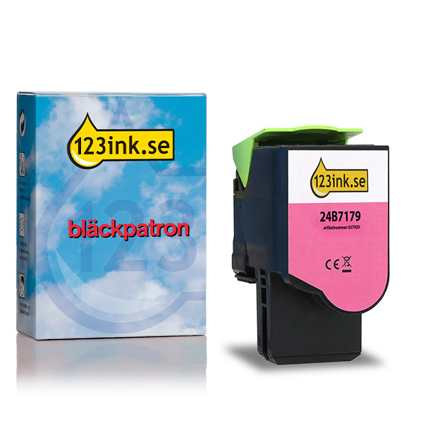 Lexmark 24B7179 magenta toner (varumärket 123ink) 037929 - 1