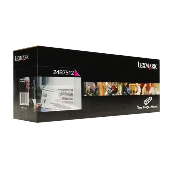 Lexmark 24B7512 magenta toner (original) 24B7512 040662 - 1