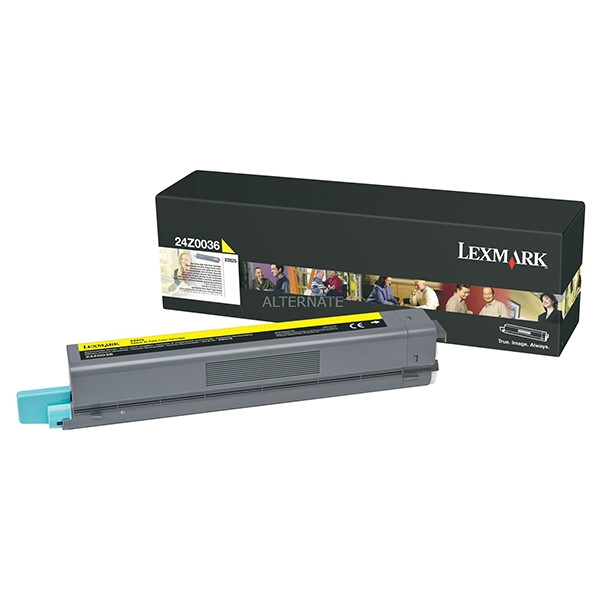 Lexmark 24Z0036 gul toner (original) 24Z0036 037712 - 1