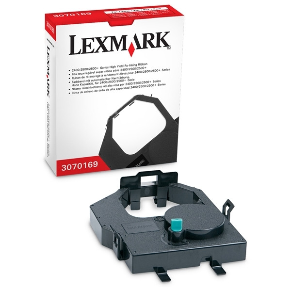 Lexmark 3070169 svart färgband hög kapacitet (original) 3070169 040398 - 1
