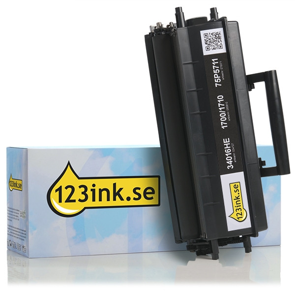 Lexmark 34016HE svart toner hög kapacitet (varumärket 123ink) 34016HEC 034727 - 1