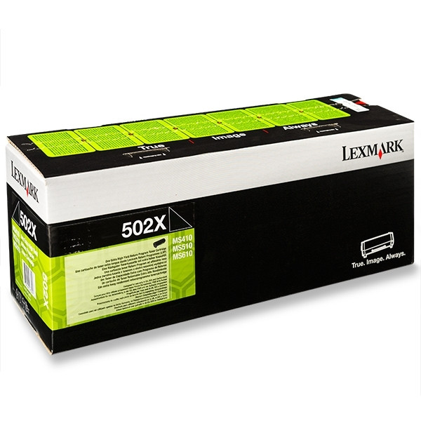 Lexmark 502X (50F2X00) svart toner extra hög kapacitet (original) 50F2X00 037312 - 1
