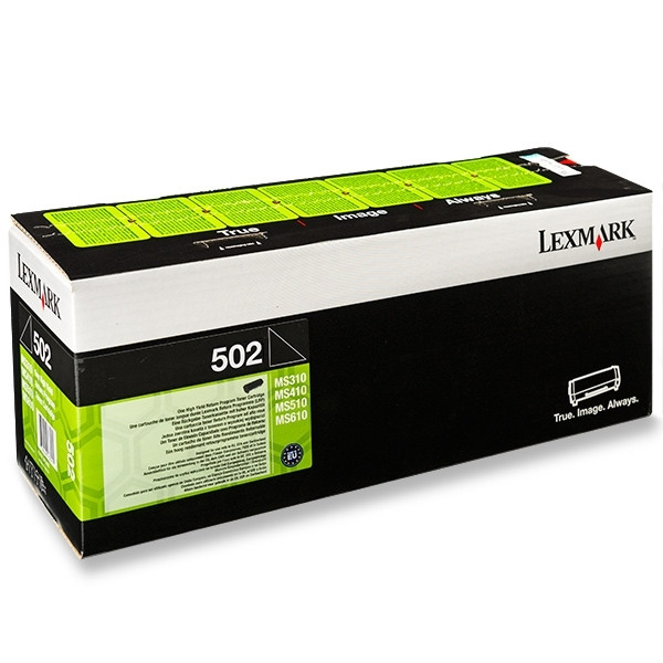 Lexmark 502 (50F2000) svart toner (original) 50F2000 037308 - 1