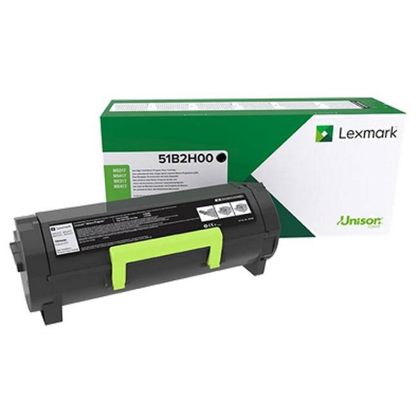 Lexmark 51B2X00 svart toner extra hög kapacitet (original) 51B2X00 037732 - 1