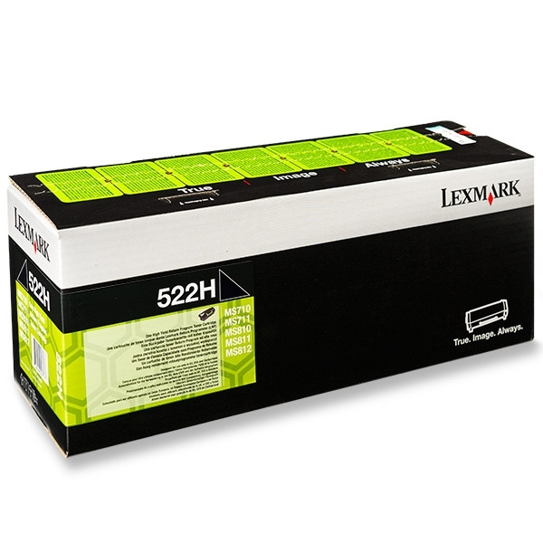 Lexmark 522H (52D2H00) svart toner hög kapacitet (original) 52D2H00 037320 - 1