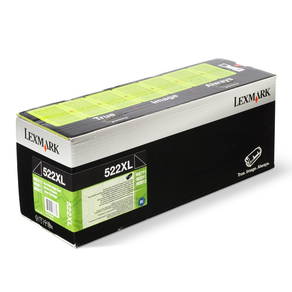 Lexmark 522XL etiketter toner hög kapacitet (original) 52D2X0L 037530 - 1