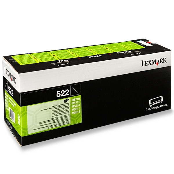 Lexmark 522 (52D2000) svart toner (original) 52D2000 037318 - 1