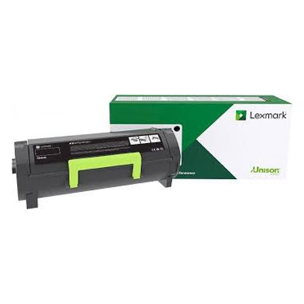 Lexmark 58D2000 svart toner (original) 58D2000 037868 - 1