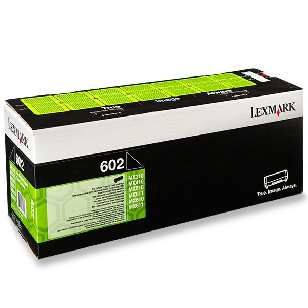Lexmark 602 (60F2000) svart toner (original) 60F2000 037324 - 1